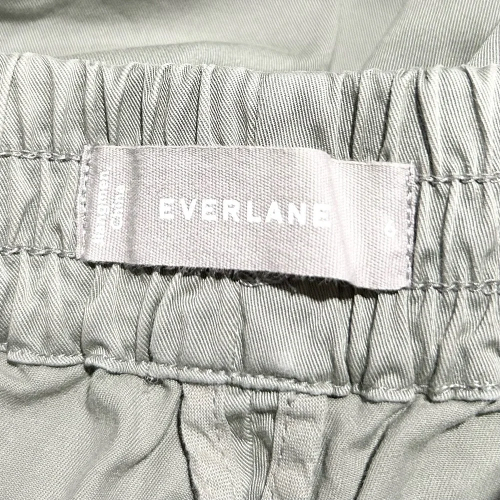 Everlane The Easy Chino Cotton Pull On Pant Light Sage Gray 6 Spring Casual‎
